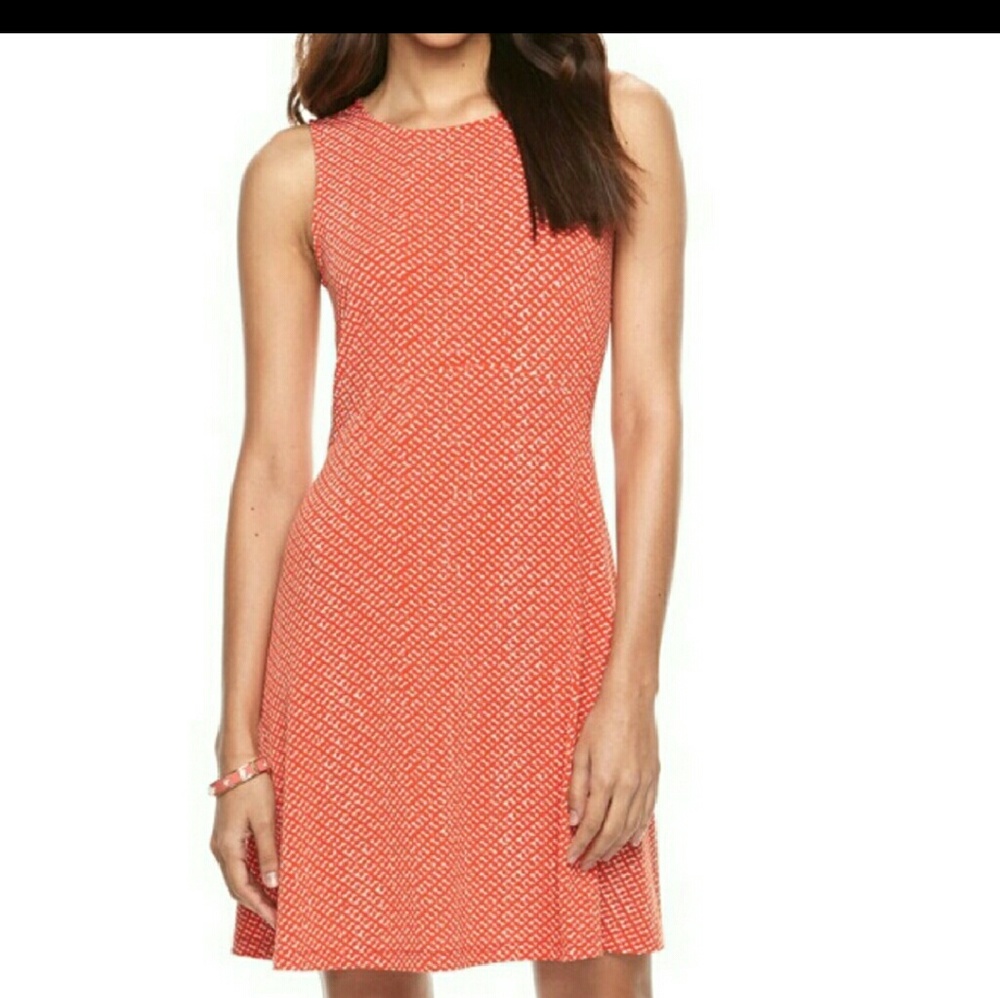 Kohls dress size large red nice new